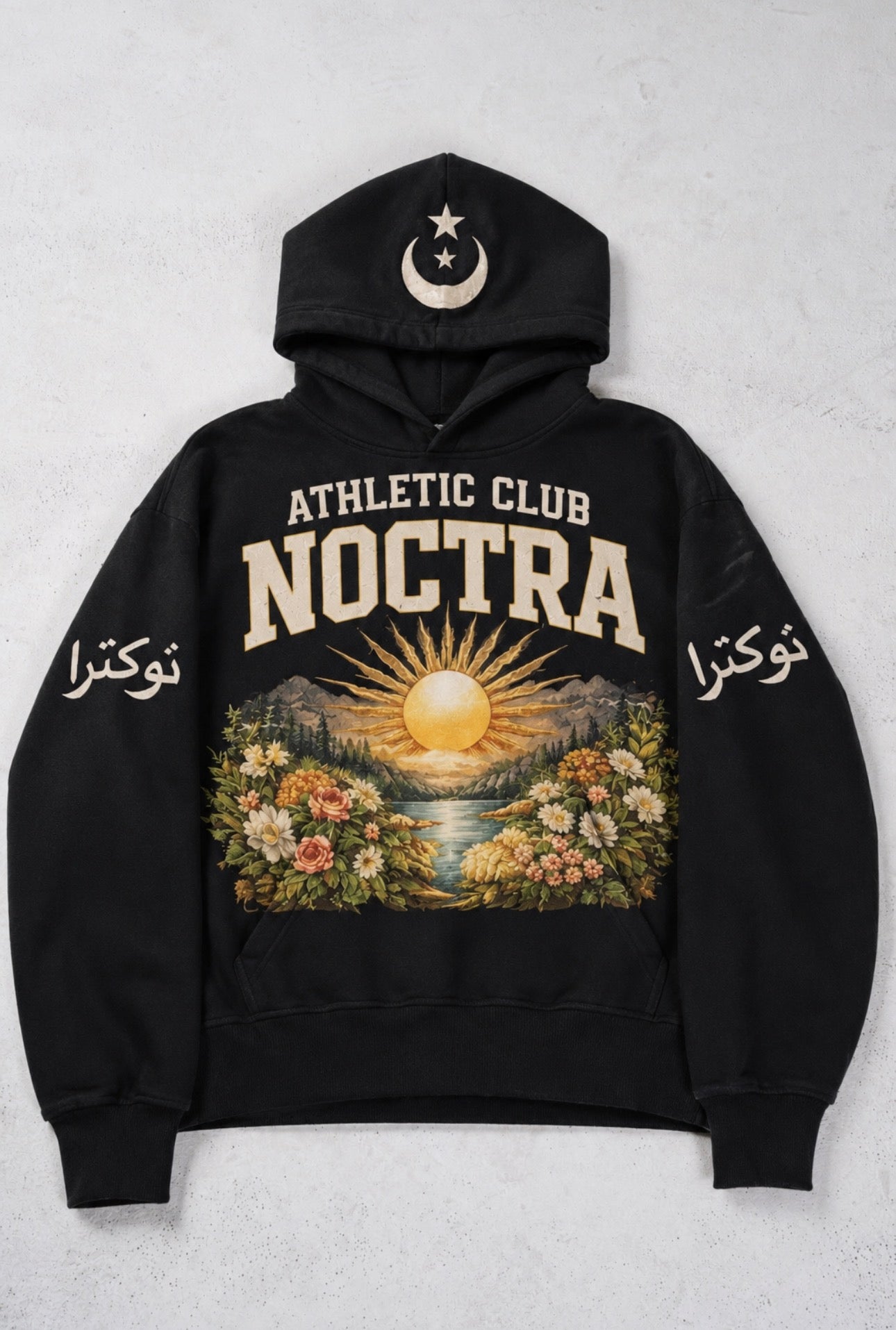 NOCTRA Athletic Club Hoodie – Black (COMING SOON)