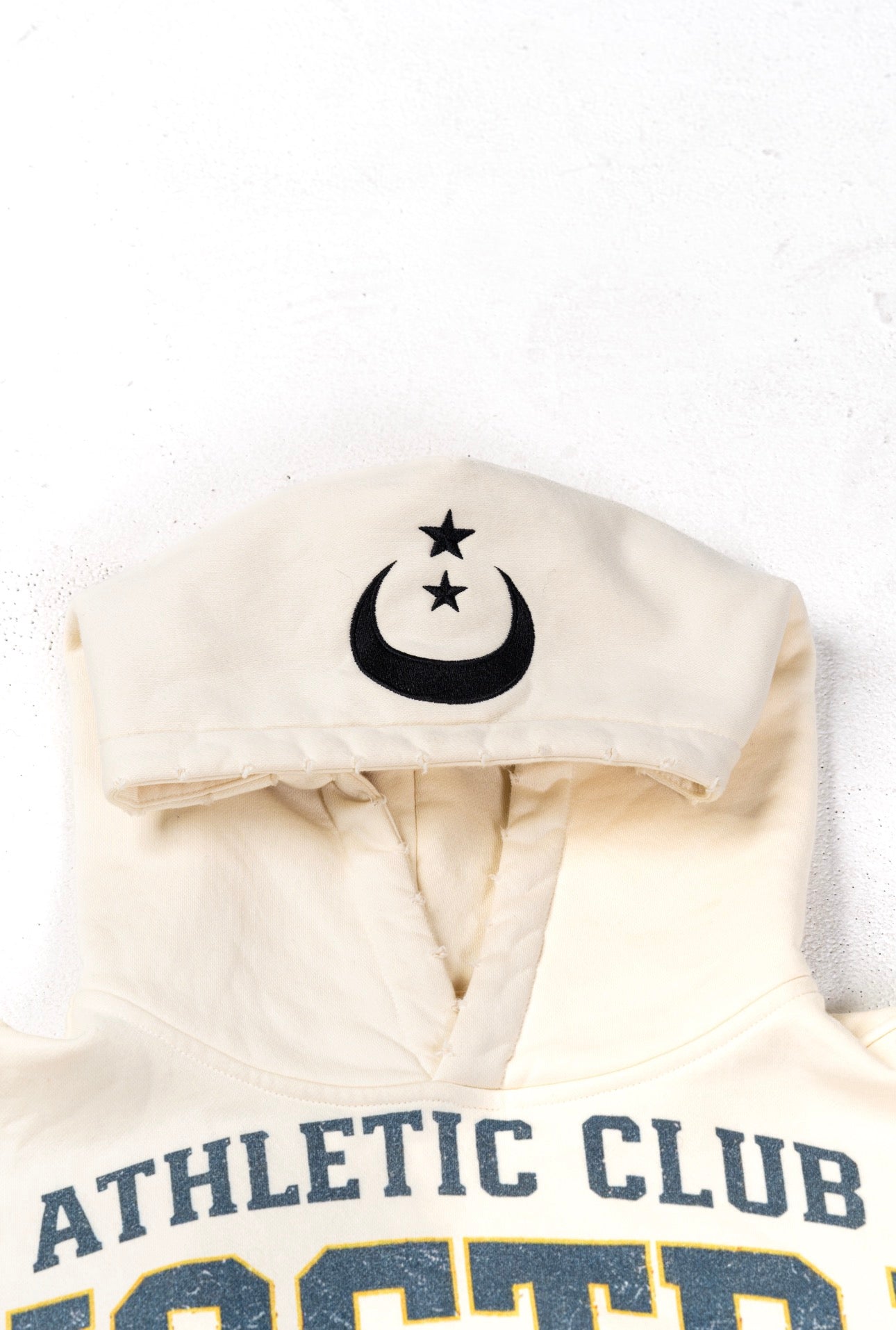 NOCTRA Athletic Club Hoodie – Cream