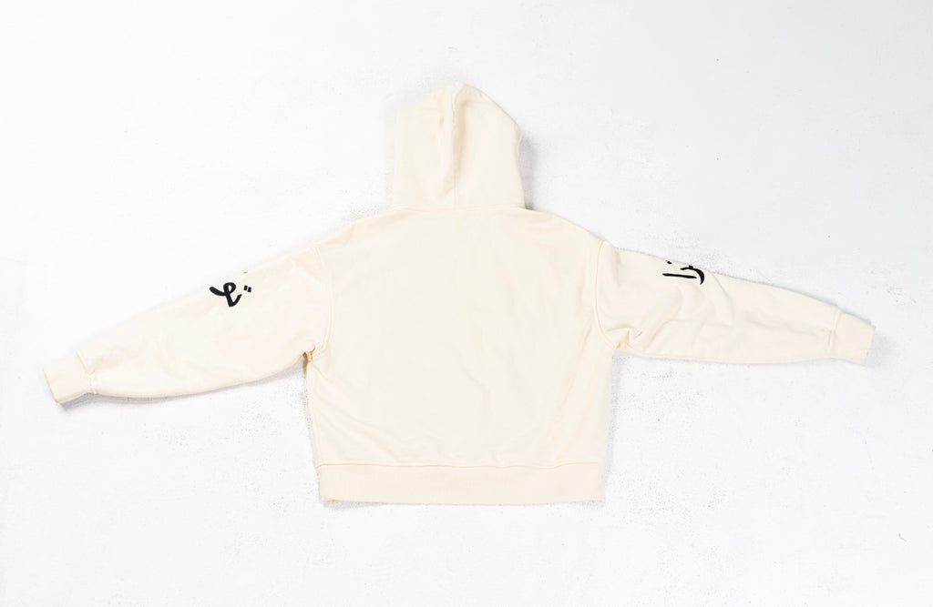 NOCTRA Athletic Club Hoodie – Cream