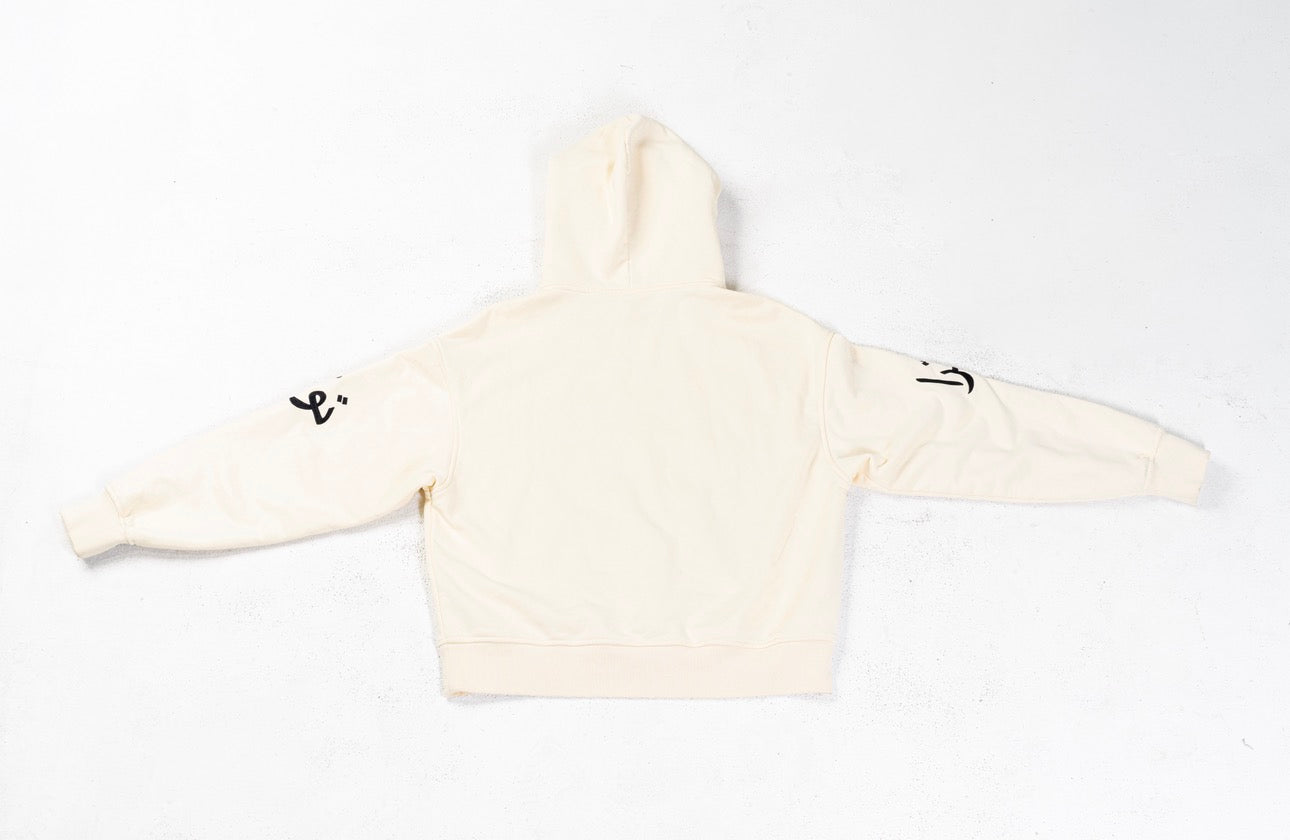 NOCTRA Athletic Club Hoodie – Cream